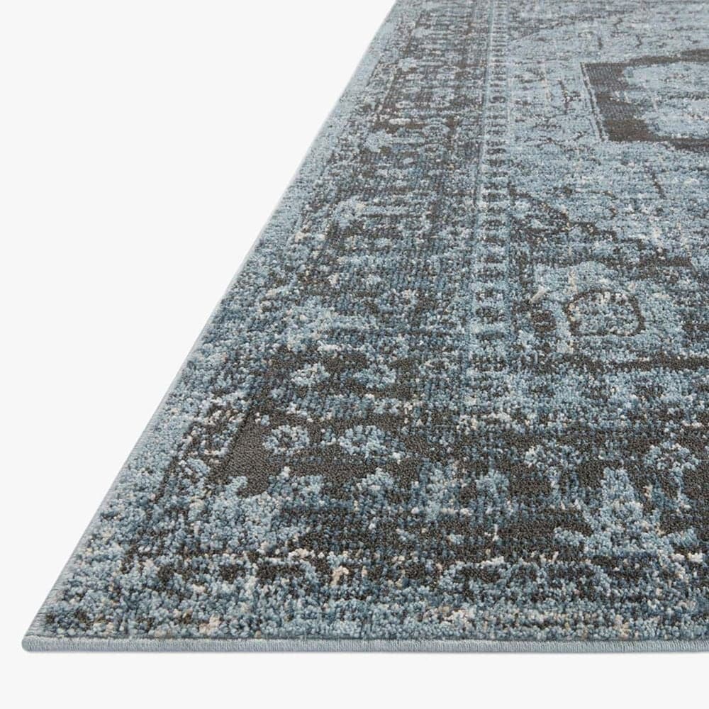 Loloi II Odette 2&#39;7&quot; x 10&#39; Sky and Charcoal Runner, , large