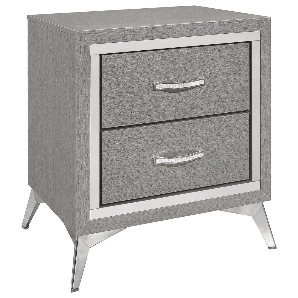 New Heritage Design Huxley 5-Piece King Bedroom Set in Gray, , large