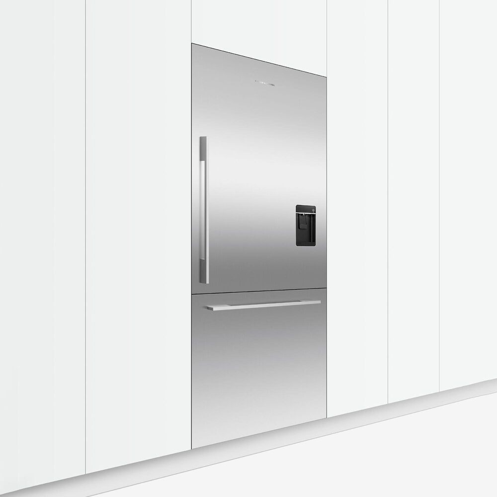 Fisher &amp; Paykel 36&quot; Integrated Bottom Mount Single Door Panel with 84&quot; High in Stainless Steel, , large