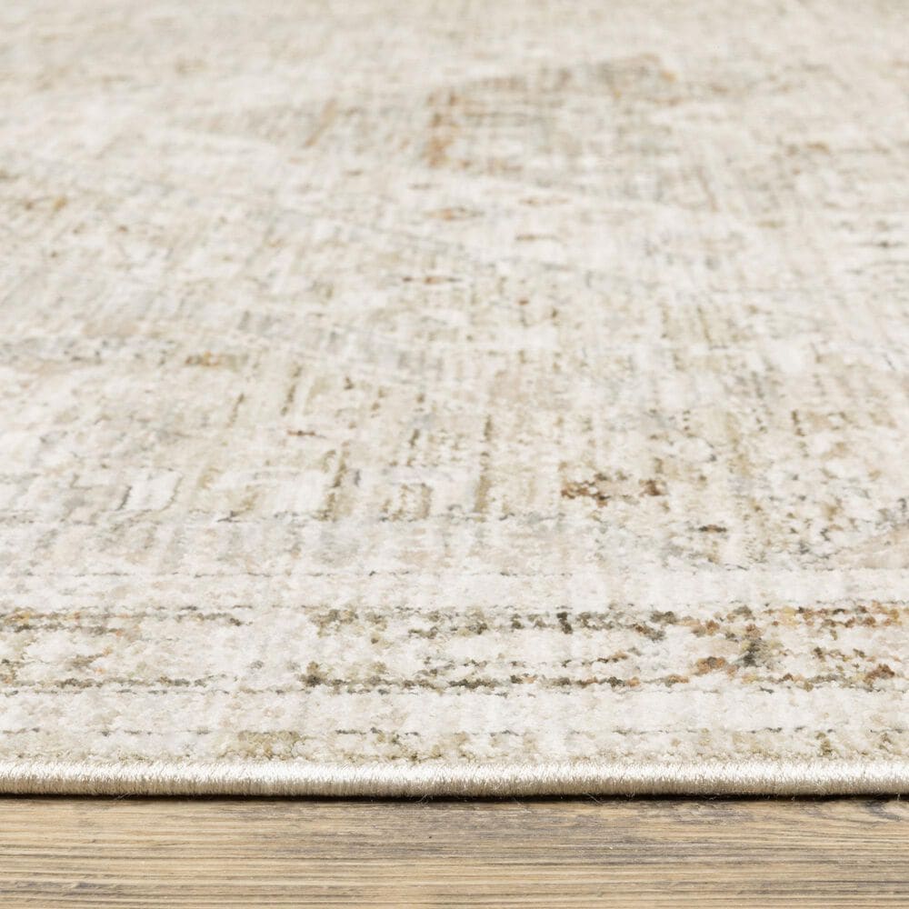 Oriental Weavers Avalon Beige and Ivory 2'7" x 7'7"Runner, , large