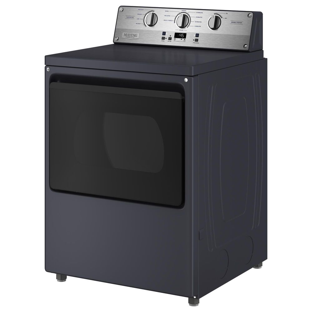 Maytag 7.5 Cu. Ft. Commercial-Grade Gas Dryer in Midnight Steel, , large
