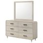 Crown Mark Nyomi 5 Piece King Panel Bedroom Set in White, , large