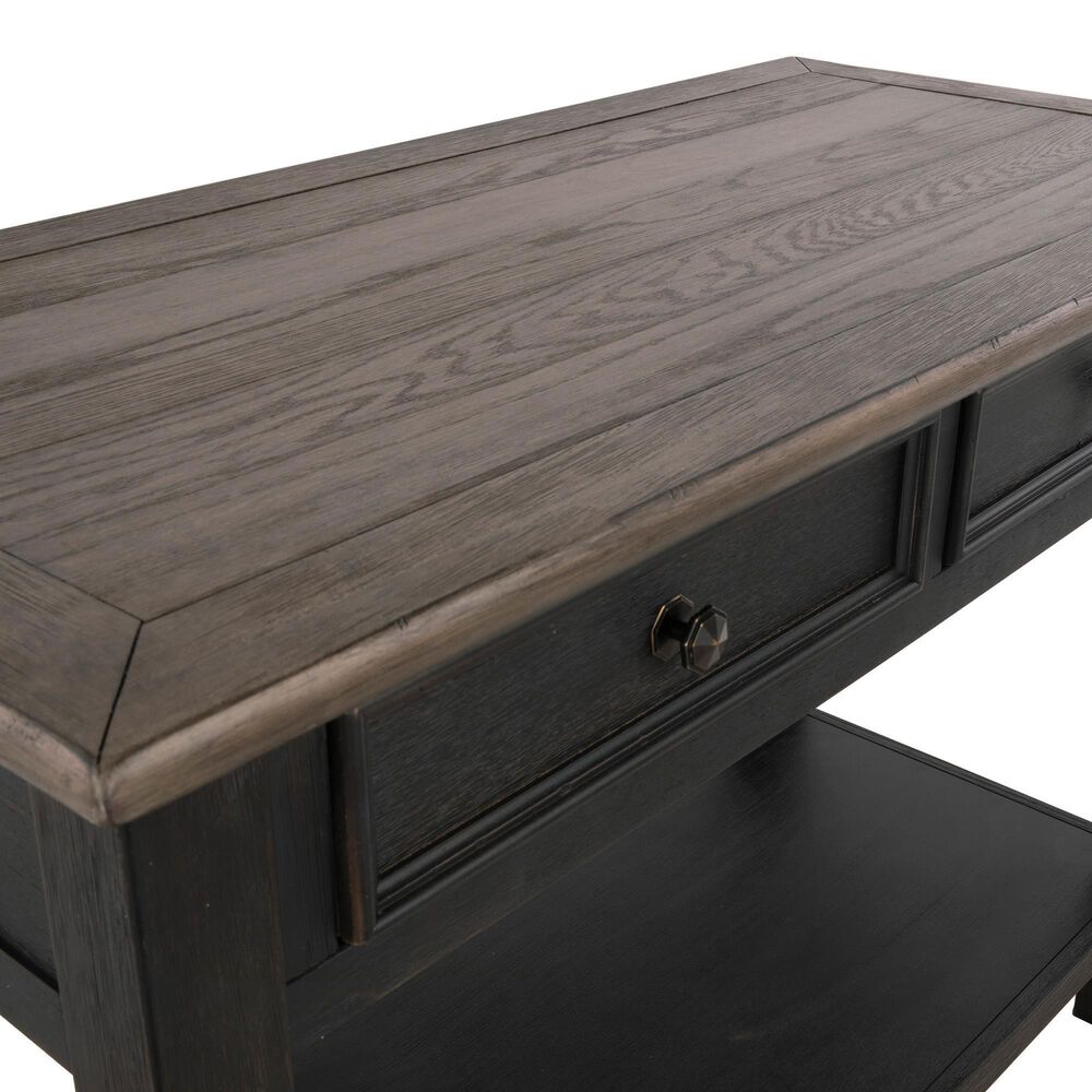Ashley Tyler Creek Sofa Table in Grayish Brown and Black, , large