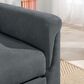 HOMLUX 35"W Convertible Armchair with Lounger and Sofa Bed Function, in Dark Grey, , large