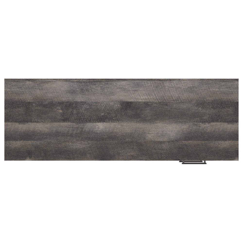 Ashley Shawburn 3-Drawer Home Office Desk in White and Dark Charcoal Gray, , large