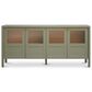 Moe"s Home Collection Hannah 4-Door Sideboard in Green, , large