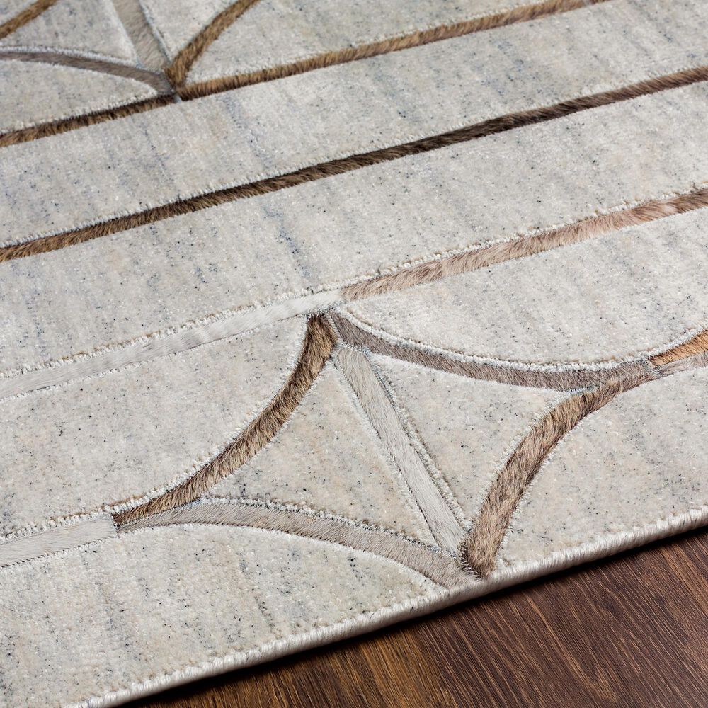 Surya Eloquent 10&#39; x 14&#39; Light Gray, Oatmeal, Medium Brown, Dark Brown and Black Area Rug, , large