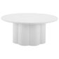 Zuo Modern Palmier Patio Coffee Table in White, , large