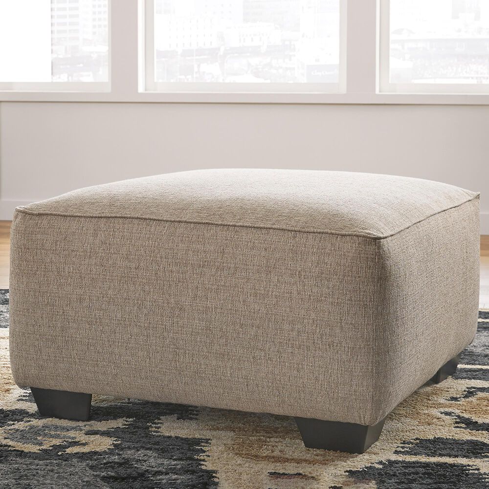 Ashley Baceno Oversized Accent Ottoman in Hemp, , large
