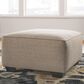 Ashley Baceno Oversized Accent Ottoman in Hemp, , large
