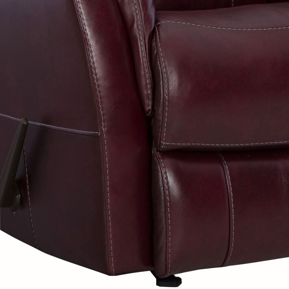 HomeStretch Napoli Manual Rocker Recliner in Burgundy, , large