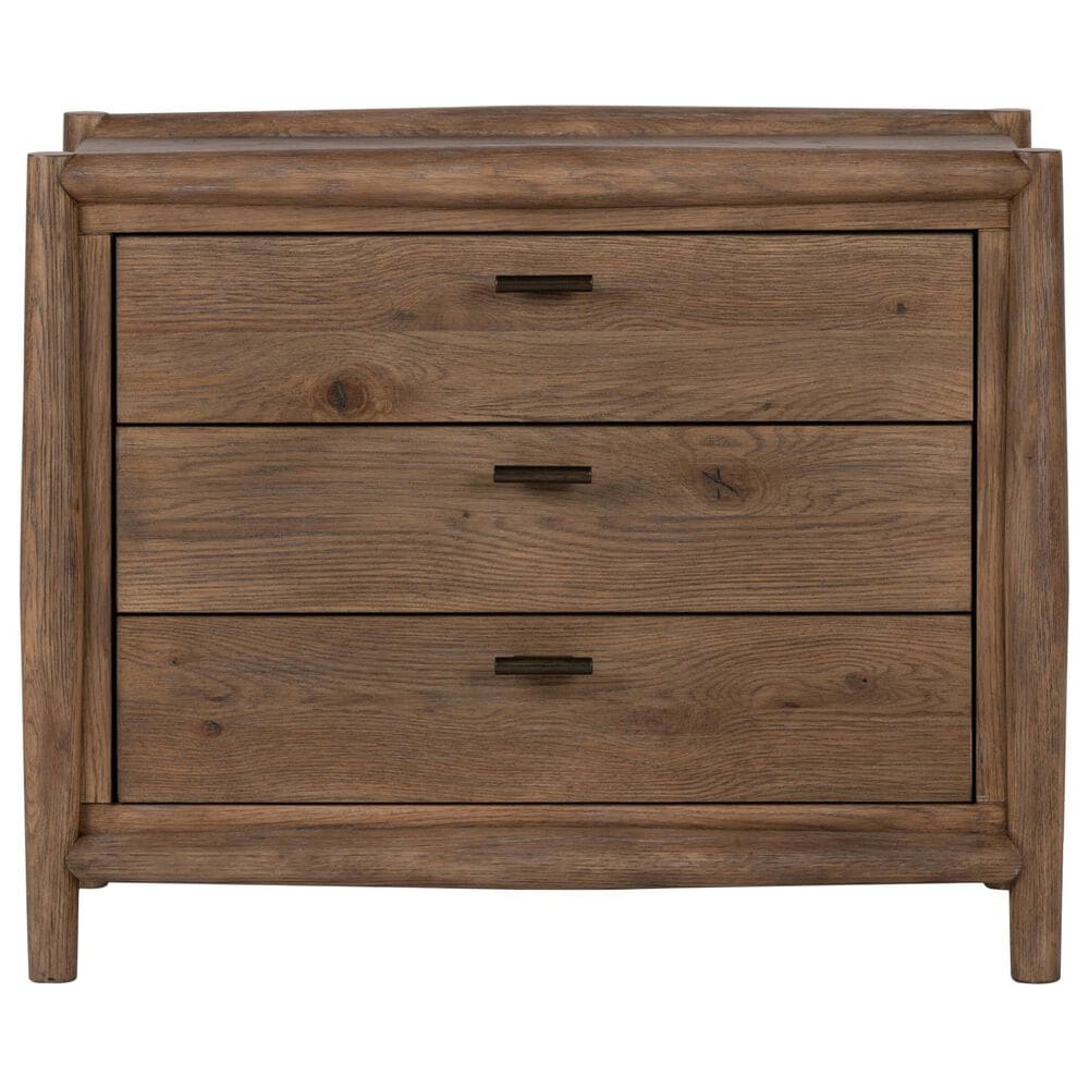 Four Hands Glenview 3-Drawer Nightstand in Weathered Oak, , large