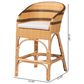 Baxton Studio Elma Counter Stool in Natural, , large