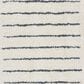 Safavieh Venus Shag VNS604B 6" x 9" Ivory and Dark Grey Area Rug, , large