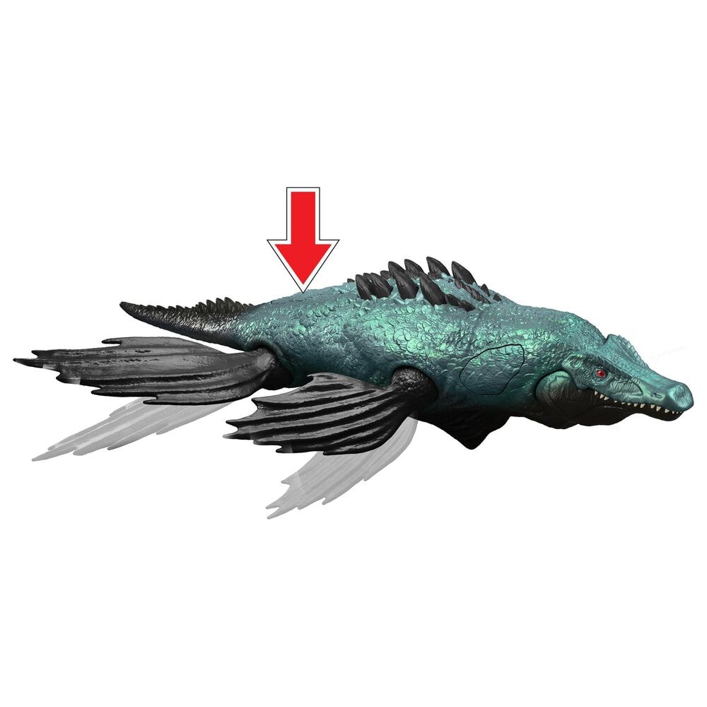 Jurassic World Gigantic Thrasher Liopleurodon Action Figure, , large