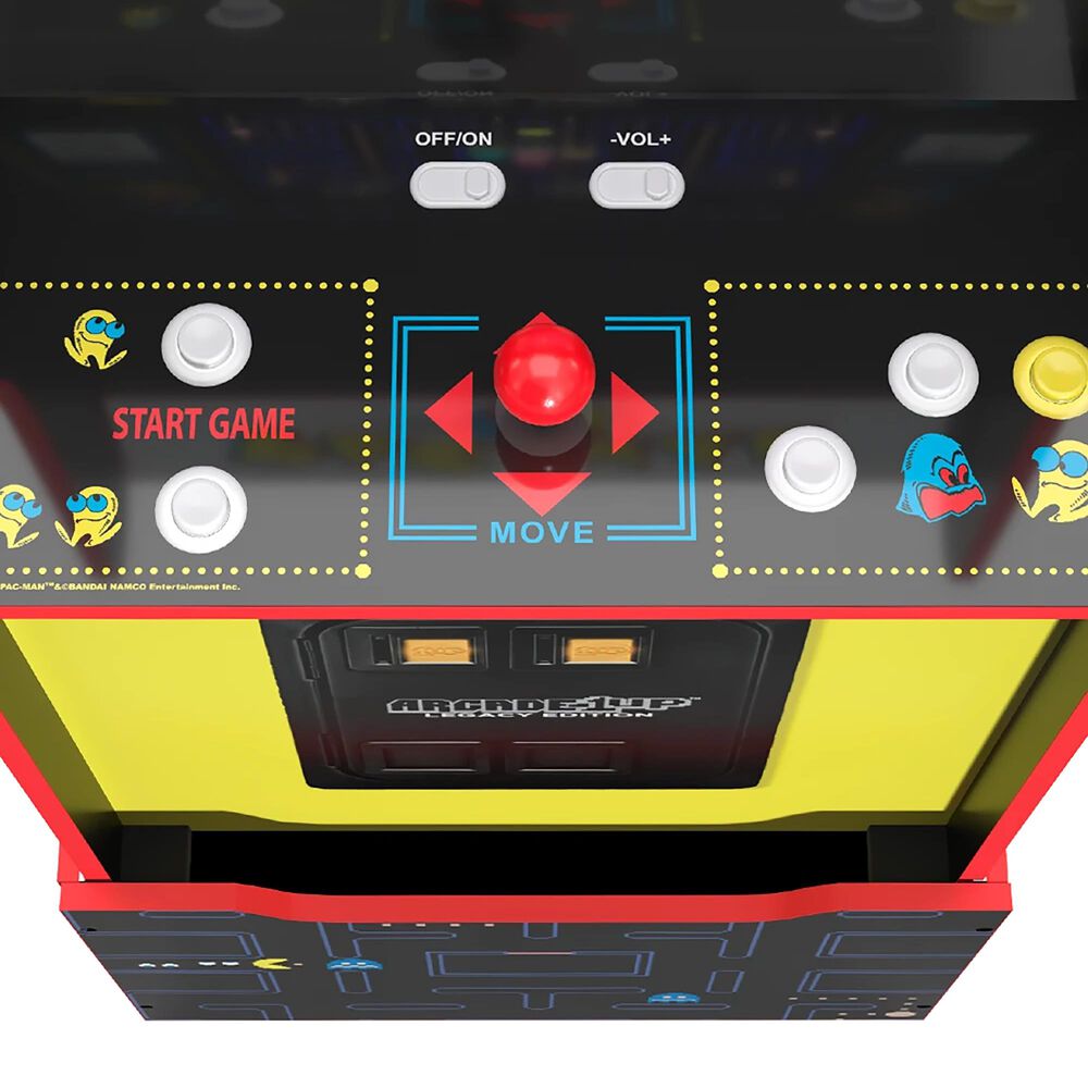 Arcade1up Pac-Man: Bandai Legacy Edition Arcade Game with Riser, , large