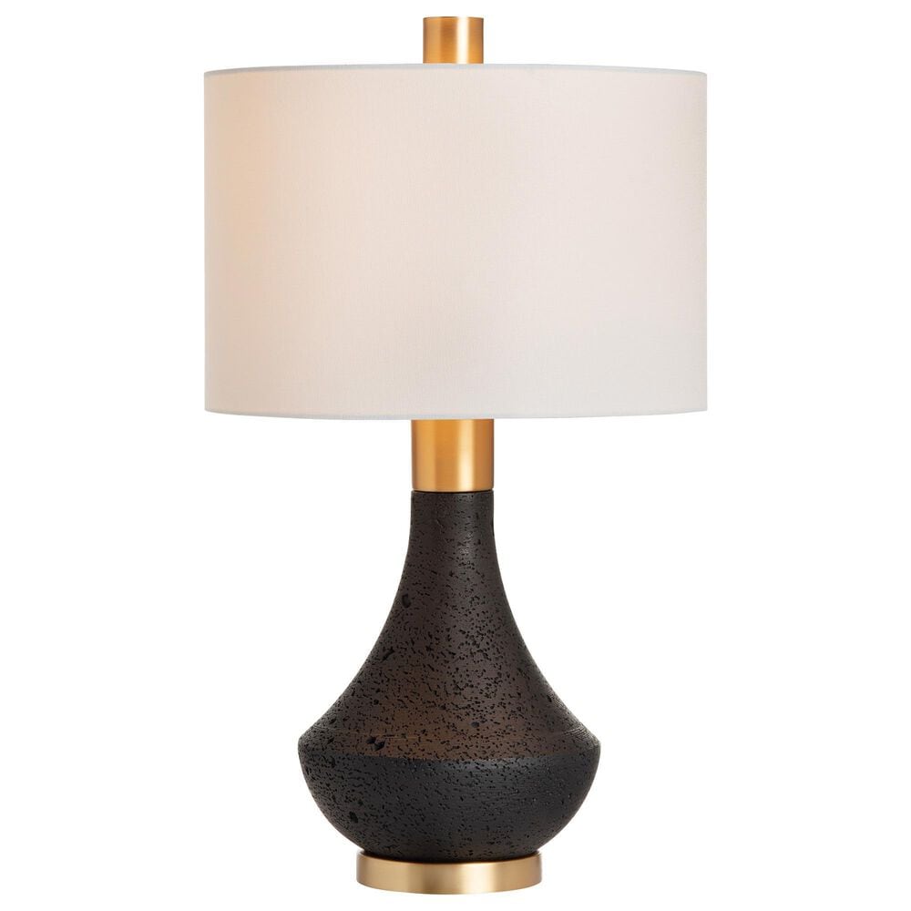 Crestview Collection Ryder Table Lamp in Black and Gold, , large