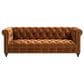 Jennifer Taylor Home Alto Stationary Sofa in Burnt Orange Velvet, , large