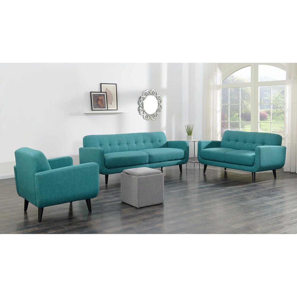 37B Hadley Sofa in Heirloom Teal, , large