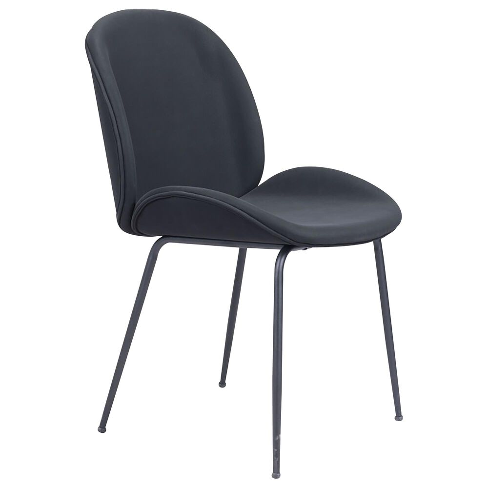 Zuo Modern Miles Dining Chair in Black, , large