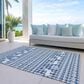 Dalyn Rug Company Wonderland WN28 3" x 5" Navy Indoor/Outdoor Area Rug, , large