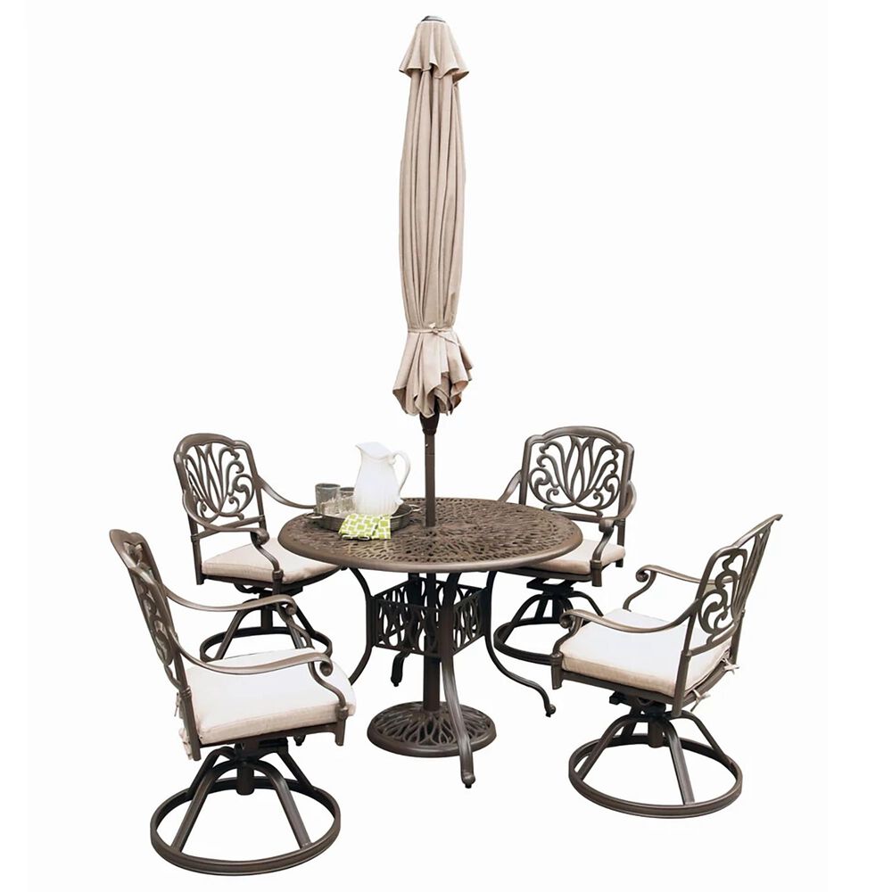 Homestyles Capri 7-Piece Dining Set in Taupe, , large