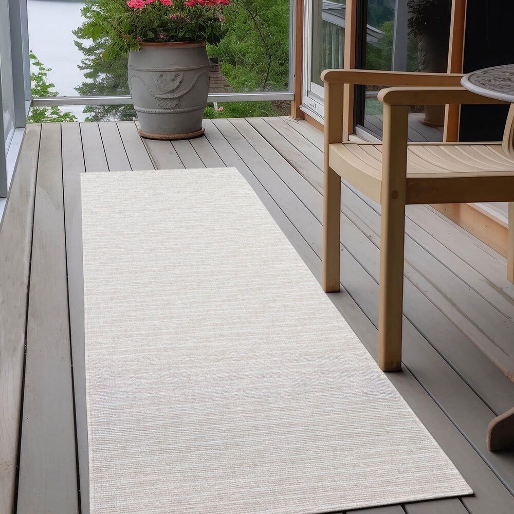 Dalyn Rug Company Laidley 2&#39;3&quot; x 10&#39; Linen Indoor/Outdoor Runner, , large