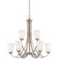 Minka-Lavery Overland Park 9-Light Chandelier in Brushed Nickel, , large