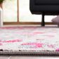 Safavieh Madison MAD425R 6" x 9" Grey and Red Area Rug, , large