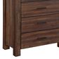Urban Home Meadow 5-Drawer Chest in Distressed Brick Brown, , large
