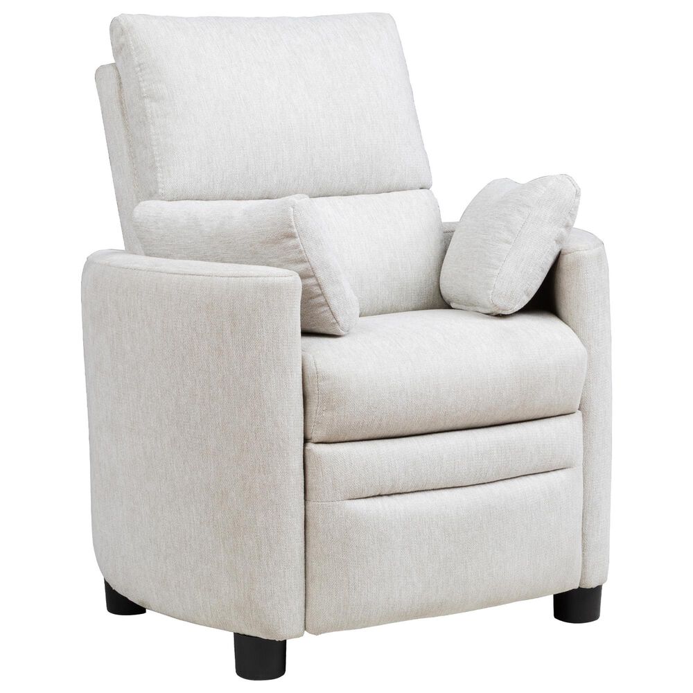 Eastern Shore Compass Kids Puck Back Recliner in Frost, , large