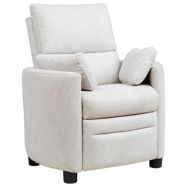 Eastern Shore Compass Kids Puck Back Recliner in Frost, , large