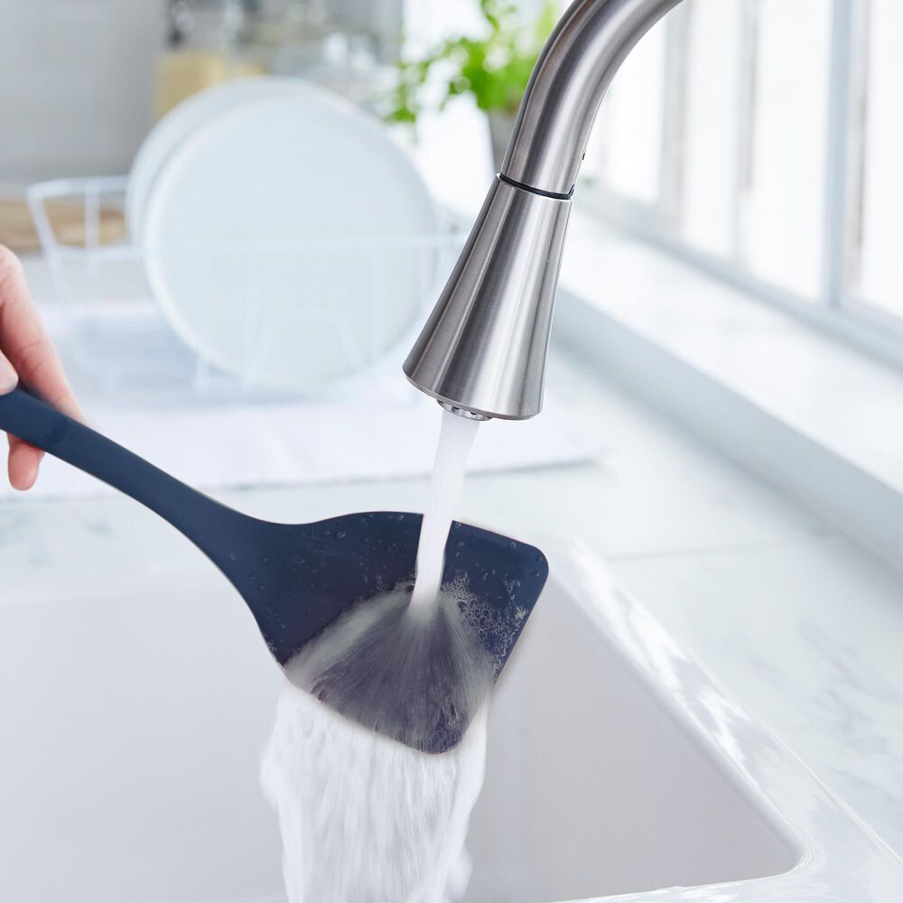 Green Pan Platinum Silicone Solid Turner in Oxford Blue, , large