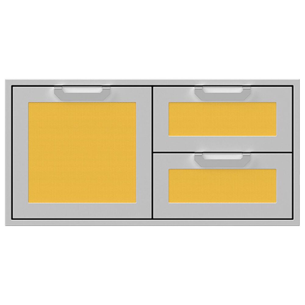 Hestan 42" Double Drawer and Storage in Sol, , large