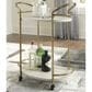Ashley Tarica Bar Cart in Cream and Gold, , large