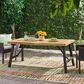Hearth and Haven Bettina Outdoor Dining Table in Natural and Grey - Table Only, , large