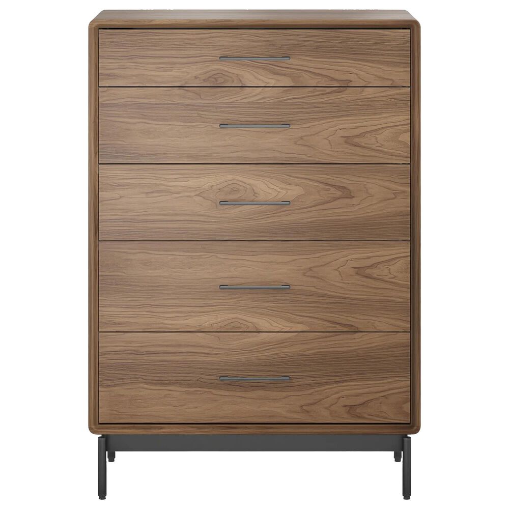 BDI LINQ 4-Piece Queen Bedroom Set in Natural Walnut, , large