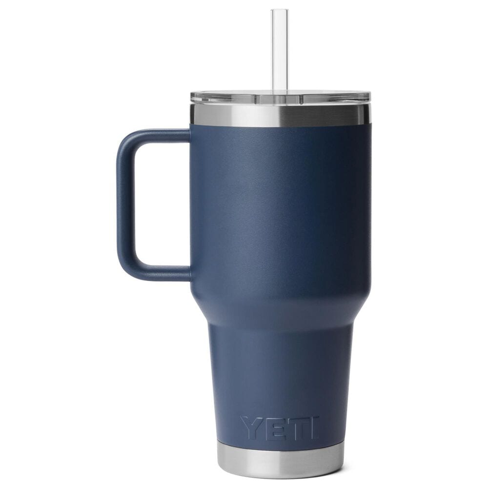 YETI Rambler 35 Oz Straw Mug with Straw Lid in Navy, , large