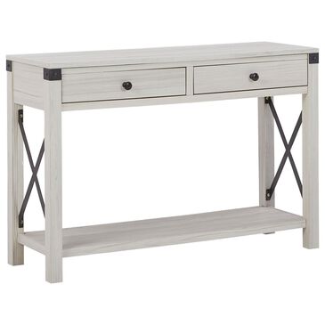 Signature Design by Ashley Bayflynn Console Sofa Table in Whitewash, , large
