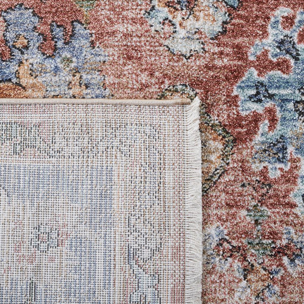 Safavieh Jasmine JSM338P 5&#39;3&quot; Square Rust and Blue Area Rug, , large
