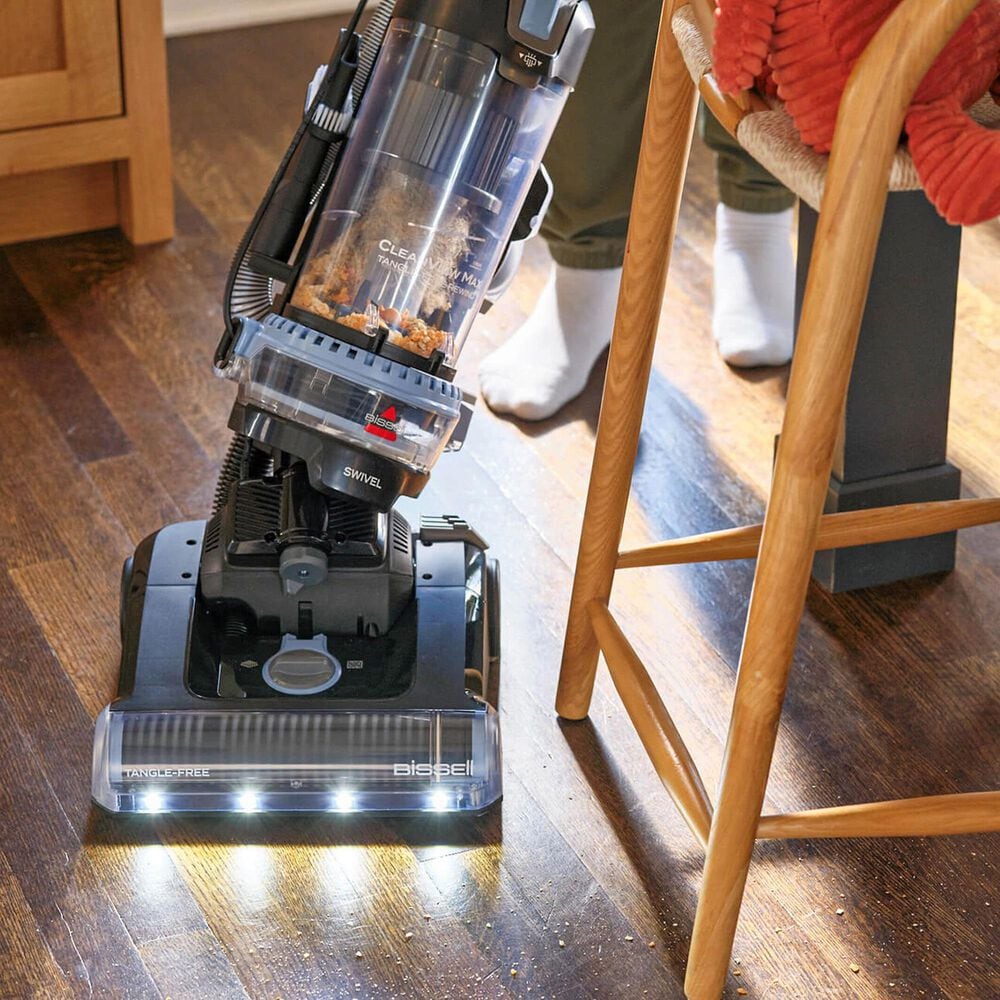 Bissell CleanView Max Tangle-Free Rewind Vacuum in Black and Lake, , large