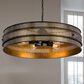 Cal Lighting Heraklion 5-Light Chandelier in Aged Bronze, , large