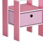 HOMLUX 1-Drawer End Table in Pink, , large