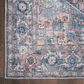 57 Grand by Nicole Curtis Series 1 2" x 6" Blue, Beige and Pink Runner, , large