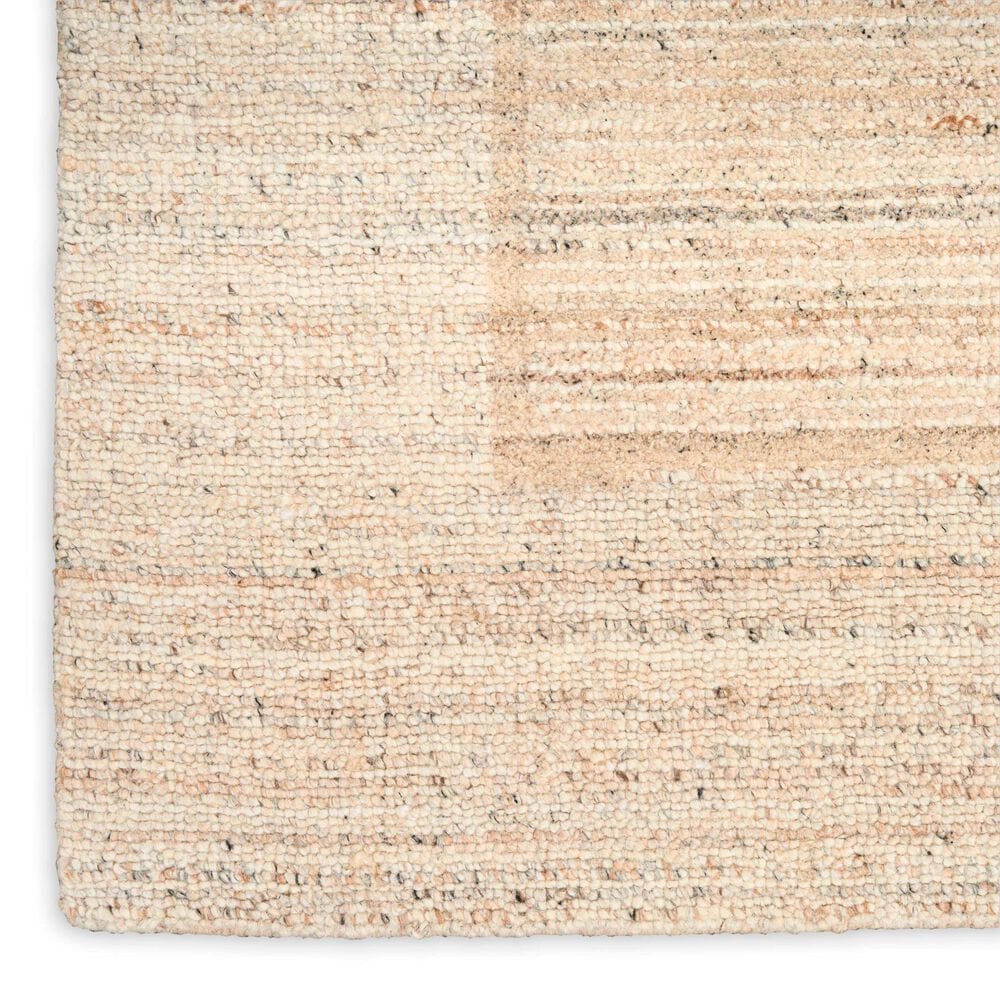 Nourison Ridge Beige and Ivory 9'9" x 13'9" Area Rug, , large
