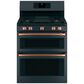 Cafe Handle and 5 Knob Kit for Freestanding Range in Brushed Copper, , large