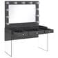 Pacific Landing 47" Vanity Set with LED Accent in Grey High Gloss and Clear, , large