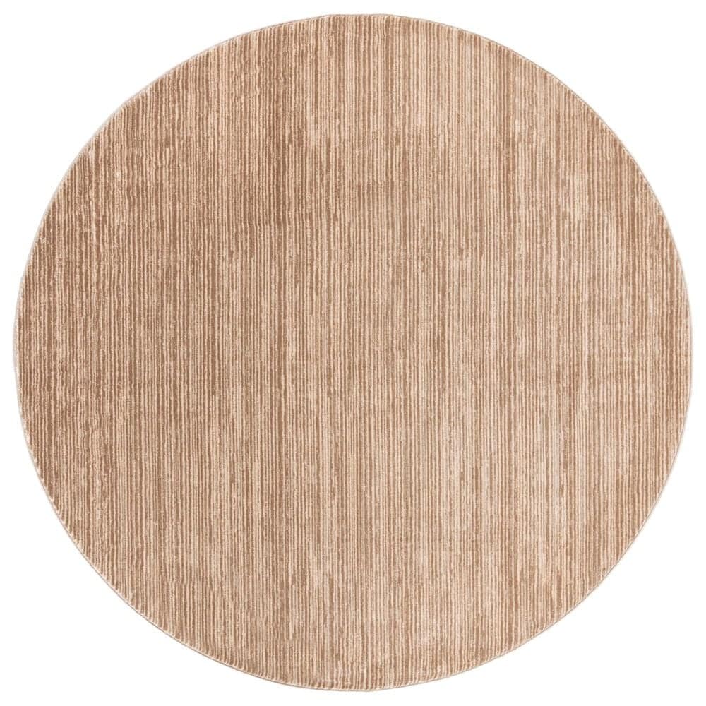 Safavieh Vision 10" Round Light Brown Area Rug, , large