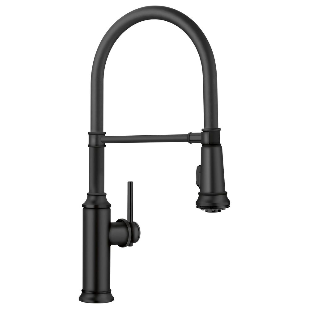 Blanco Empressa Semi Pro Kitchen Faucet 1.5 GPM in Matte Black, , large
