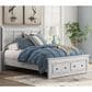 Ashley Makidern Queen Storage Bed with Two Drawers in Whitewash, , large